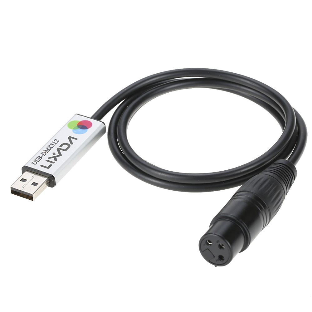 USB to DMX Interface Adapter DMX512 Studio Computer PC Stage Lighting Party Disco DJ LED Light Controller Dimmer
USB to DMX Interface Adapter DMX512 Studio Computer PC Stage Lighting Party Disco DJ LED Light Controller Dimmer
