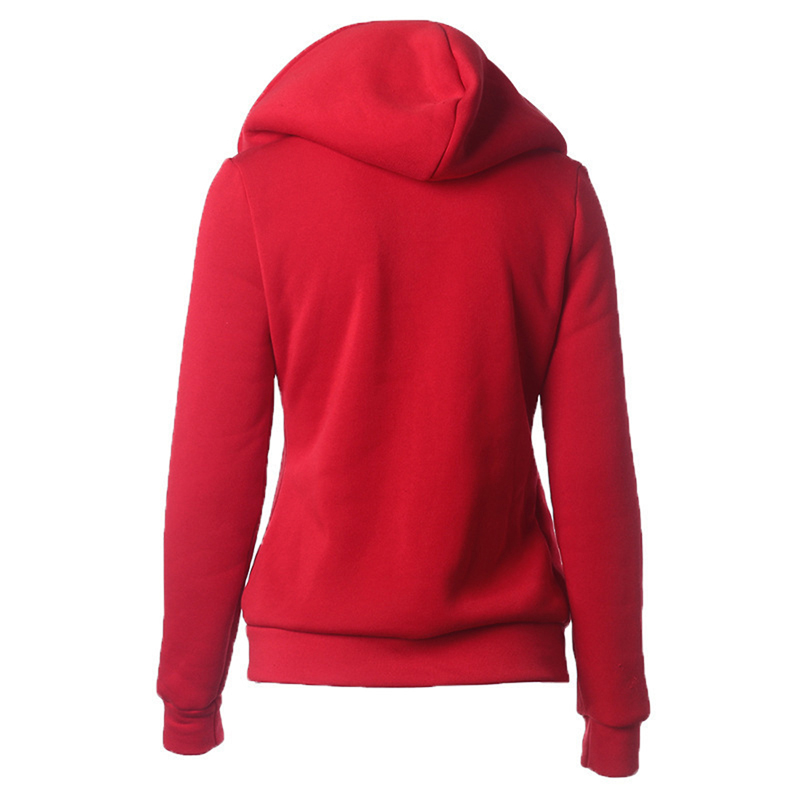 Fashion Hoodies Sweatshirts Women Long Sleeve Hoodie Jackets Zipper Hoody Jumper Overcoat Outwear Harajuku Female Clothes