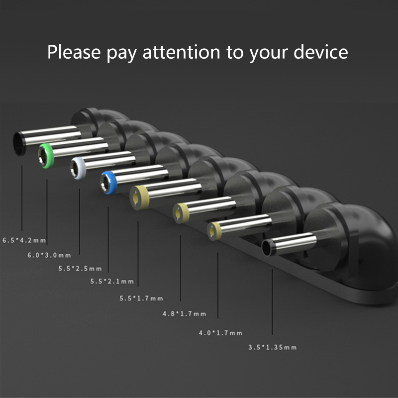 Universal Power Supply Adapter Charger DC 12V/15V/16V/18V/19V/20V/24V 96W 100W Laptop Charging Adapters for DELL Lenovo Toshiba Laptop With Package