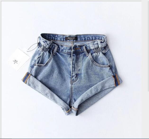 2019 Summer High Waist Denim Shorts Women Casual Loose Ladies Fashion Roll Up Hem Wide Leg Elastic Waist Shorts, Black
2019 Summer High Waist Denim Shorts Women Casual Loose Ladies Fashion Roll Up Hem Wide Leg Elastic Waist Shorts, Black