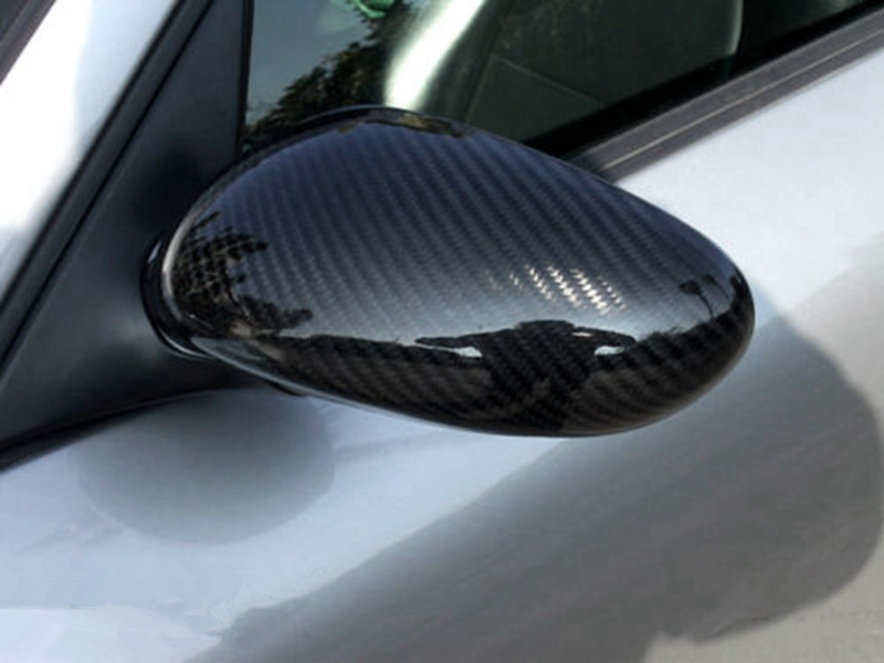 Fit for Carbon Fiber Carrera Boxster Cayman 996 911 986 Mirror Covers 1 pair