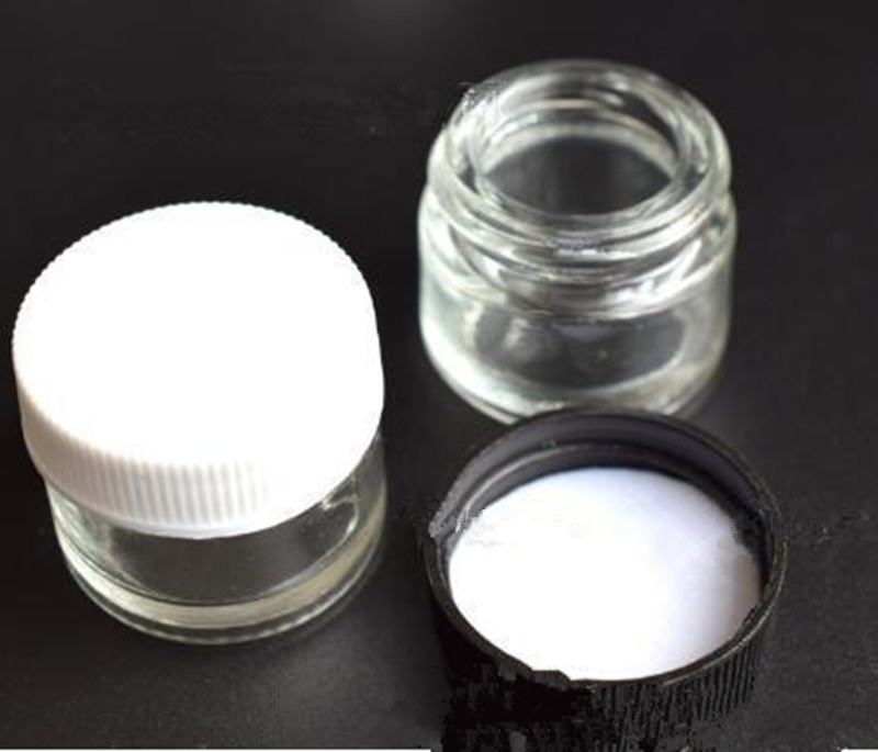 ecig vape clear 3ml glass jar stash container small wax oil cosmetic containers dab storage with black white lid custom logo
ecig vape clear 3ml glass jar stash container small wax oil cosmetic containers dab storage with black white lid custom logo