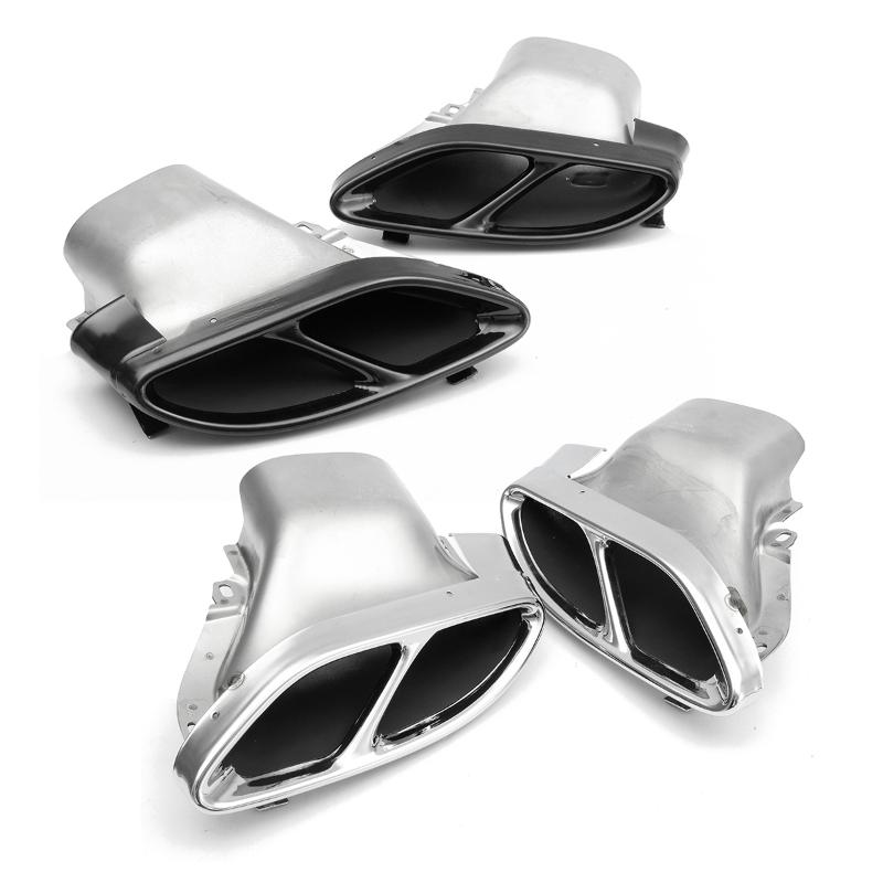 Pair Car Rear Exhaust Muffler Pipe exhaust pipes tail tips For For W205 C-class C180 C200 C250 C300 C450
Pair Car Rear Exhaust Muffler Pipe exhaust pipes tail tips For For W205 C-class C180 C200 C250 C300 C450