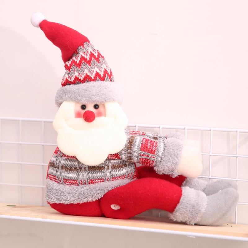 Christmas Cartoon Santa Claus Snowman Elk Curtain Tieback Curtain Buckle Holder Bedroom Hook Fasten Clamp Home Room Decor