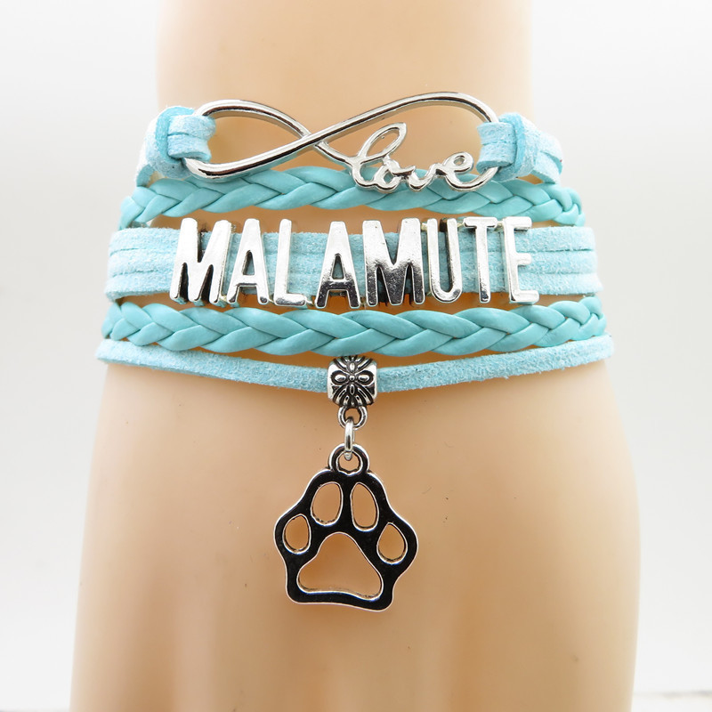 Love Malamute Bracelet Dog Paw Charm Charm Malamute Dog Gift Bracelets & Bangle For Women And Man
Love Malamute Bracelet Dog Paw Charm Charm Malamute Dog Gift Bracelets & Bangle For Women And Man
