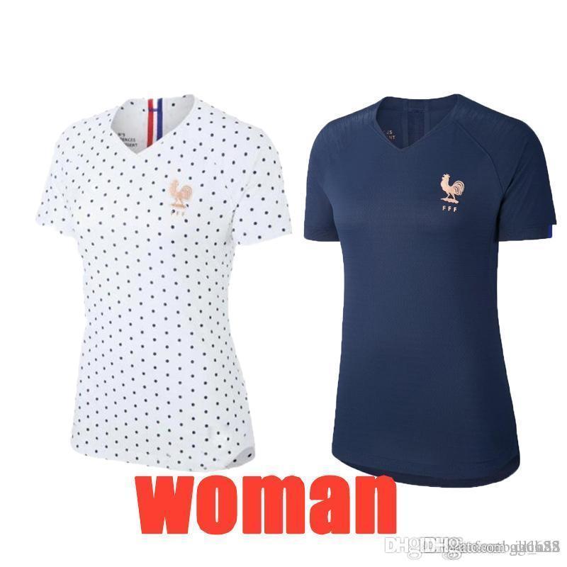 best selling 2019 France MBAPPE GRIEZMANN POGBA women Soccer jersey Navy Football LEMAR shirts Equipe coupe 2018 girl kit maillot de foot, White
best selling 2019 France MBAPPE GRIEZMANN POGBA women Soccer jersey Navy Football LEMAR shirts Equipe coupe 2018 girl kit maillot de foot, White