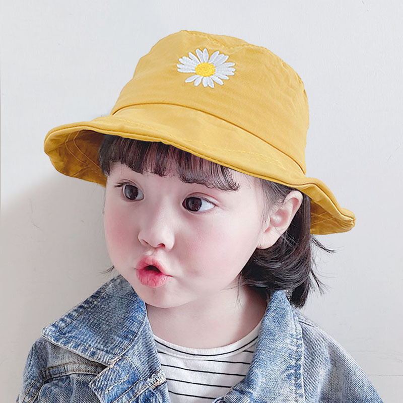 Spring Summer Baby Hats Daisy Flower Kids Outdoor Sun Hats Boys Girls Beach Caps Cotton Fisherman Hat, Khaki
Spring Summer Baby Hats Daisy Flower Kids Outdoor Sun Hats Boys Girls Beach Caps Cotton Fisherman Hat, Khaki