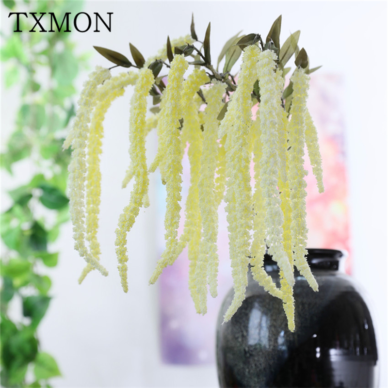 110cm Simulation foam wheat fake flower wedding arrangement hanging rattan home living room decoration artificial dog tail grass, Green
110cm Simulation foam wheat fake flower wedding arrangement hanging rattan home living room decoration artificial dog tail grass, Green