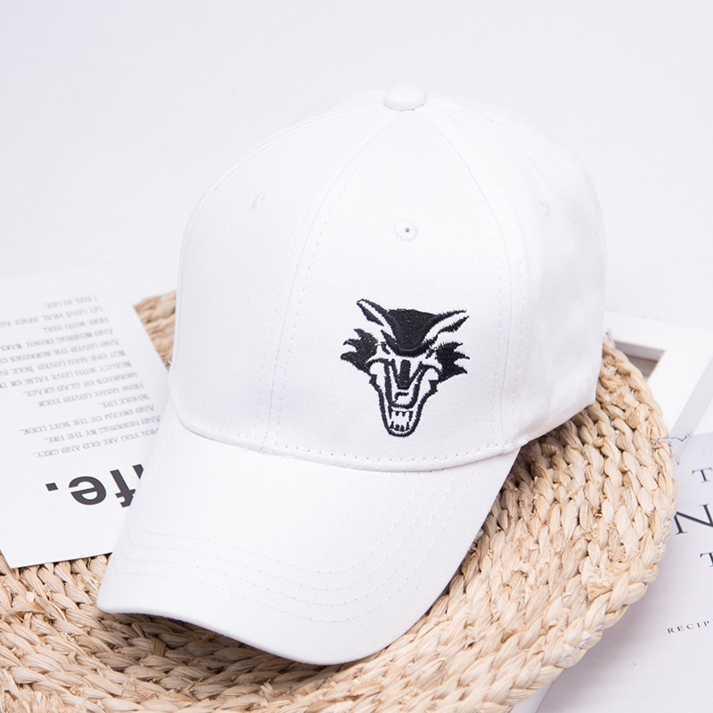 Fashion Cotton Baseball Cap men's Snapback Hats For women Hip hop Gorras bone Embroidered Wolf Caps Trucker Hats