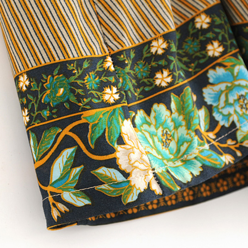 Boho Summer blouses Beach Vintage Bird Floral Print Sashes Kimono Women 2022 New Fashion Cardigan Ladies Blouses Casual Blusas Mujer