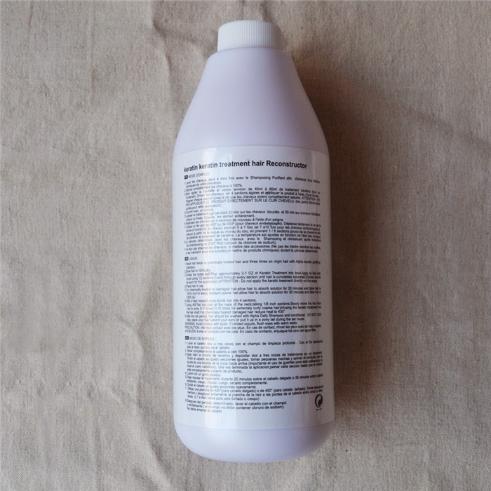 Luxury PURC Keratin Smoothing 8% Formlain Repair Damaged Make Hair Smooth And Shine With Chocolate Smell Y260312