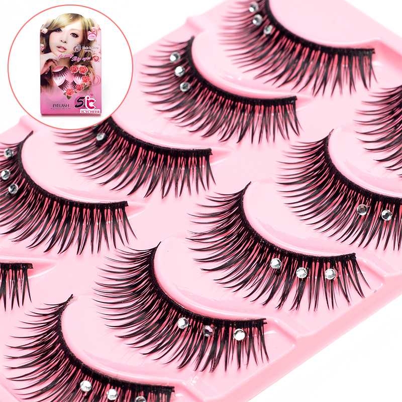 5Pairs Mink Hair False Eyelashes Natural Eyelash with Sparkling Rhinestone Dramatic Volume Fake Lashes Makeup Eyelash maquiagem
5Pairs Mink Hair False Eyelashes Natural Eyelash with Sparkling Rhinestone Dramatic Volume Fake Lashes Makeup Eyelash maquiagem