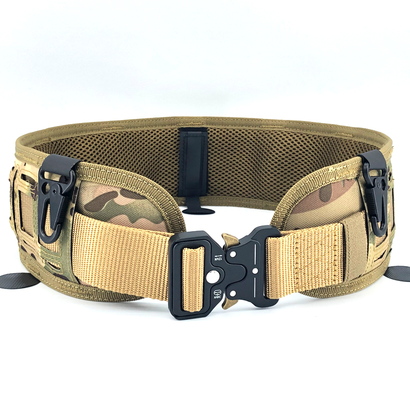 Army Outdoor Tactical Belt Molle Duty Soft Padded Belt Combat Battle Climbing Hunting Sports Waist Belts, Cp-a
Army Outdoor Tactical Belt Molle Duty Soft Padded Belt Combat Battle Climbing Hunting Sports Waist Belts, Cp-a