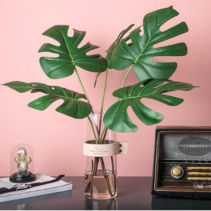 New Arrival Fake Green Leaf Artificial Monstera Leaves Tropical Plant Turtle Leaves Office Home Wedding Plants Garden Home Office Decoration, 1#
New Arrival Fake Green Leaf Artificial Monstera Leaves Tropical Plant Turtle Leaves Office Home Wedding Plants Garden Home Office Decoration, 1#