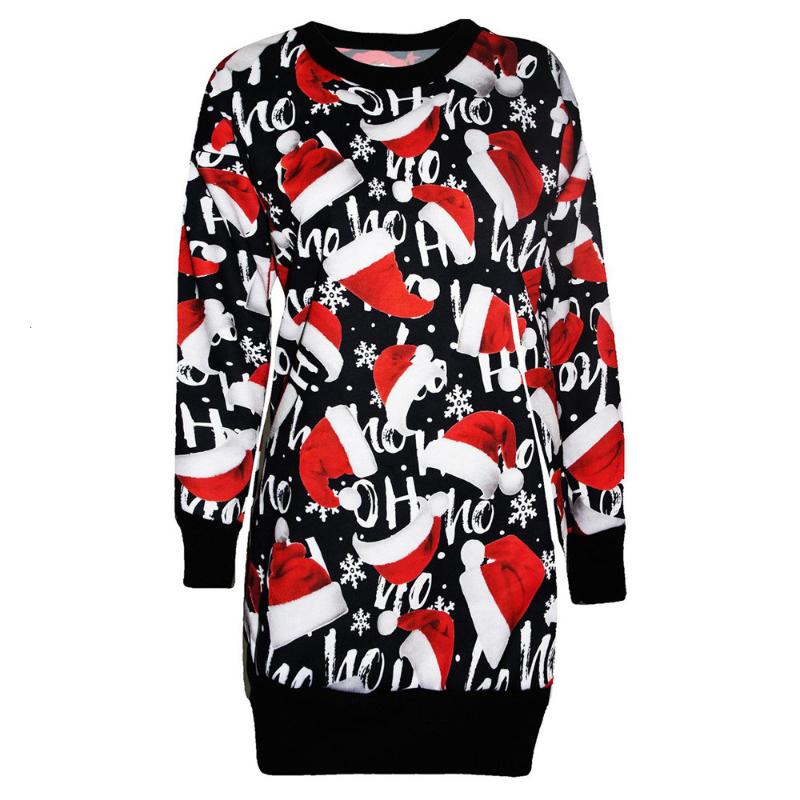 Womens Mini Dress Christmas Pullover Dress Fashion Long Sleeve Jumper Pullover High Quality Comfortable Sweatshirt Mini
Womens Mini Dress Christmas Pullover Dress Fashion Long Sleeve Jumper Pullover High Quality Comfortable Sweatshirt Mini