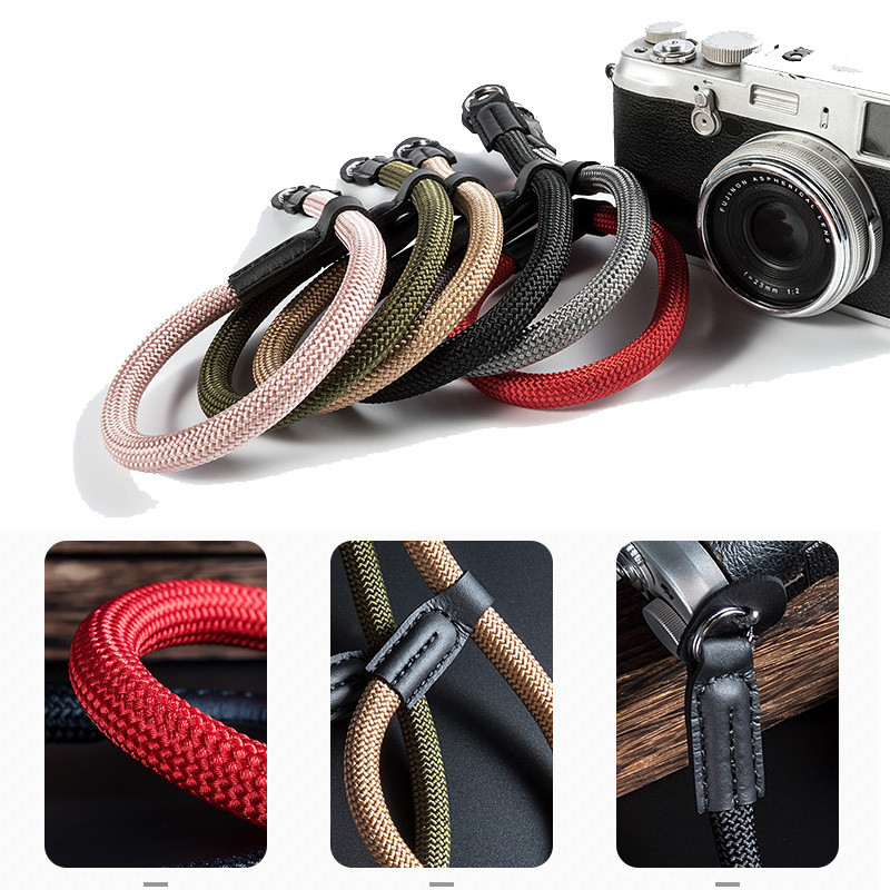 Nylon Rope Digital Camera Wrist Hand Strap Grip Adjustable wirst strap for Leica Canon Nikon Olympus Sony Fujifilm XT-
Nylon Rope Digital Camera Wrist Hand Strap Grip Adjustable wirst strap for Leica Canon Nikon Olympus Sony Fujifilm XT-