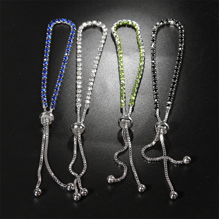 wholesale Fashion Women Rhinestone Cubic Zirconia Bracelet Fashion Adjustable Bangles Jewelry Nice Bracelet Gift Party Jewelry