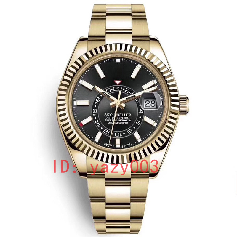 2020 Luxury watch mens master all working automatic mechanical calendar 42mm watch stainless steel Sky-Dweller GMT luminous business relojes, No watch shipping money
2020 Luxury watch mens master all working automatic mechanical calendar 42mm watch stainless steel Sky-Dweller GMT luminous business relojes, No watch shipping money