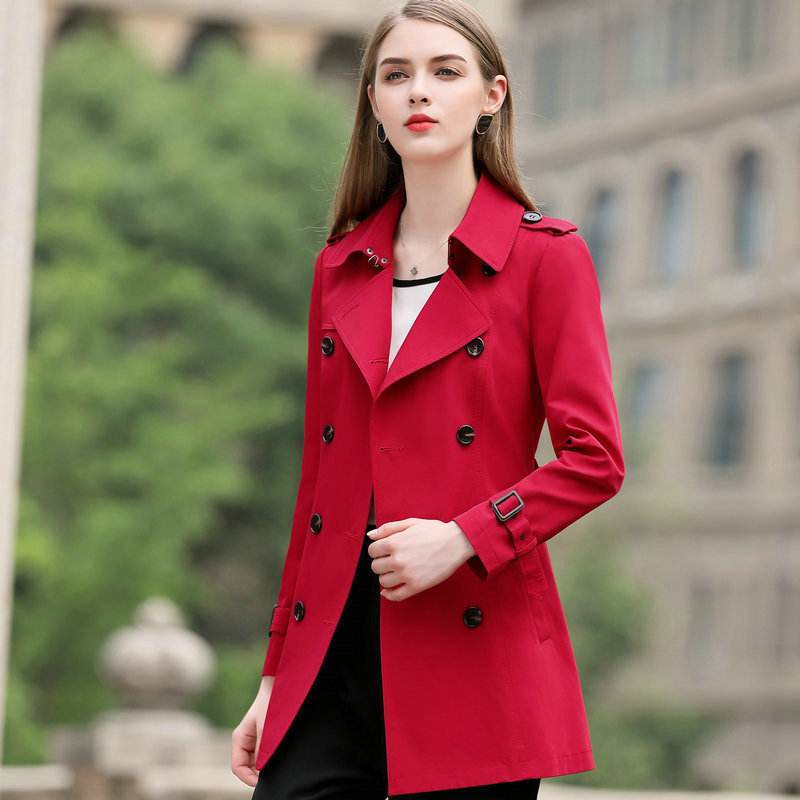 Quality Autumn New High 2020 Windbreaker Woman Fashion Slim Classic Double Breasted Trench Coat Business Outerwear Women Clothes, Blue
Quality Autumn New High 2020 Windbreaker Woman Fashion Slim Classic Double Breasted Trench Coat Business Outerwear Women Clothes, Blue