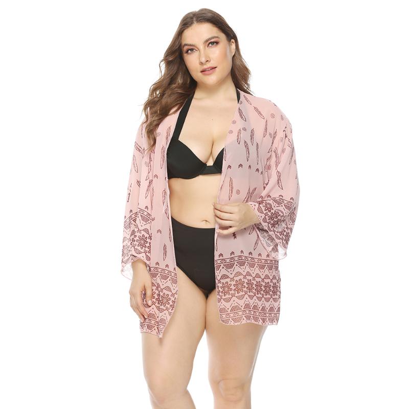 Women Plus Size Swimsuit Bikini Blouse Sun Protection Long Sleeve Bohemian Print Beach Smock Summer Fashion Beach Wear D30
Women Plus Size Swimsuit Bikini Blouse Sun Protection Long Sleeve Bohemian Print Beach Smock Summer Fashion Beach Wear D30