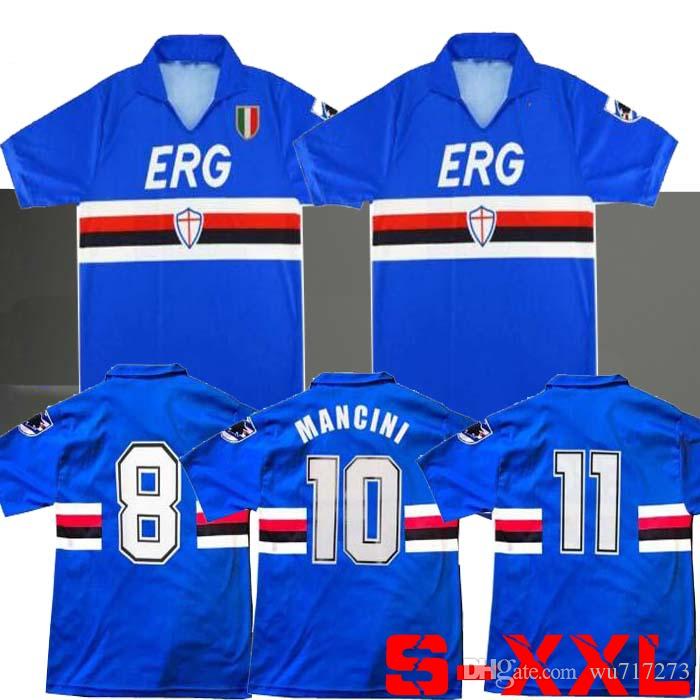 90 91 Sampdoria Mancini Vialli home Soccer Jersey 1990 1991 Maglie da Calcio Sampdoria Retro Vintage Classic Football Shirt Maillot, 90/91 +patch
90 91 Sampdoria Mancini Vialli home Soccer Jersey 1990 1991 Maglie da Calcio Sampdoria Retro Vintage Classic Football Shirt Maillot, 90/91 +patch