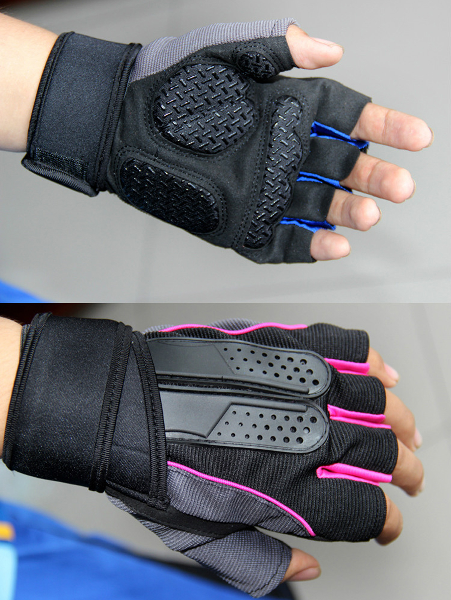 4 Colors Gym Body Building Training Fitness Gloves Outdoor Sports Equipment Weight lifting Workout Exercise breathable Wrist Wrap