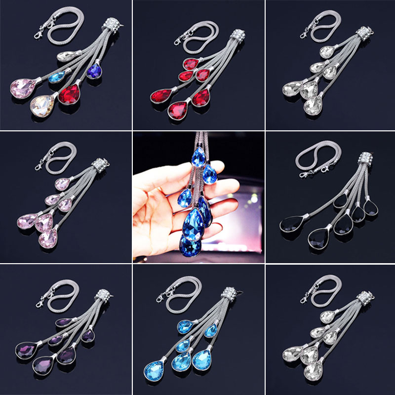 Car Pendant Hanging Crystal Auto Interior Accessories Decoration Rear View Mirror Ornament Fashion Charms Gift 8 Colors
Car Pendant Hanging Crystal Auto Interior Accessories Decoration Rear View Mirror Ornament Fashion Charms Gift 8 Colors