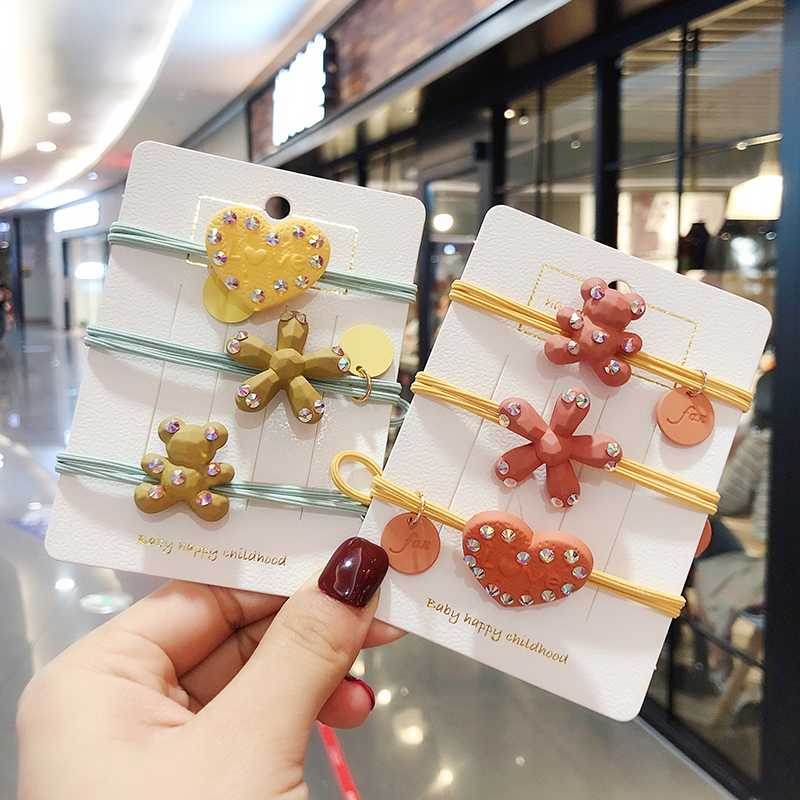 3Pcs/Set Children Cute Bear Love Flower Scrunchies Rubber Bands Girls Shiny Hair Ropes Ponytail Holder Kids Hair Accessories, Pink-3 pcs
3Pcs/Set Children Cute Bear Love Flower Scrunchies Rubber Bands Girls Shiny Hair Ropes Ponytail Holder Kids Hair Accessories, Pink-3 pcs