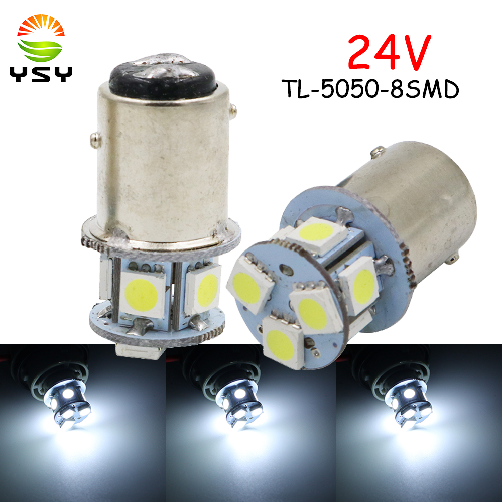 YSY 24V DC 8 SMD 1156 BA15S P21W 1157 BAY15D P21/5W LED Bulbs Car Brake Light Parking Light Turn Signal White Leds 96 LM, As pic
YSY 24V DC 8 SMD 1156 BA15S P21W 1157 BAY15D P21/5W LED Bulbs Car Brake Light Parking Light Turn Signal White Leds 96 LM, As pic