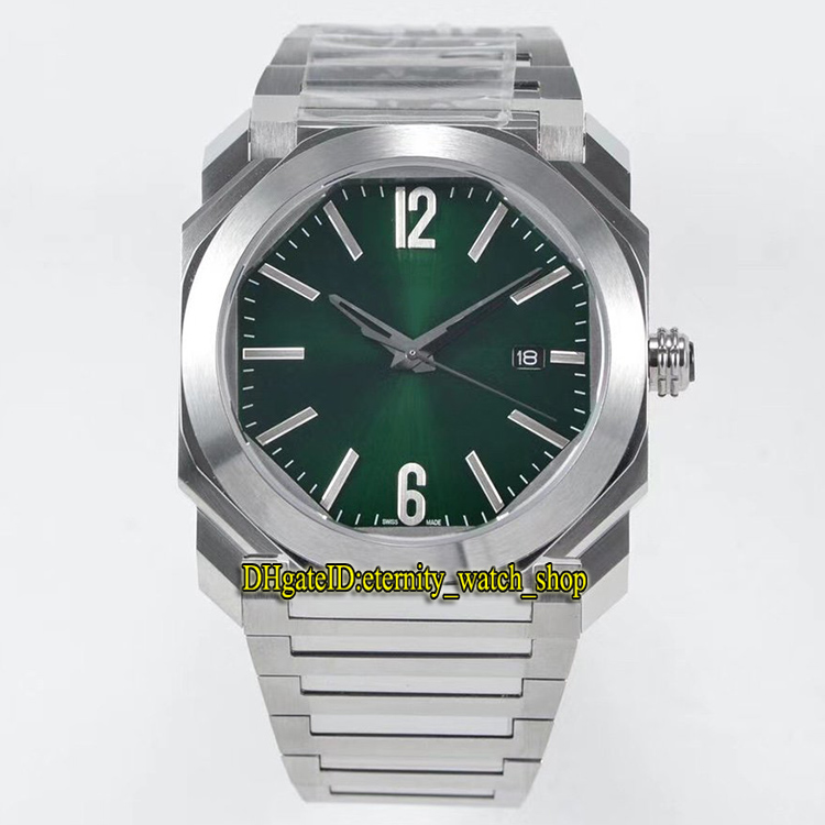 BV Top version OCTO ROMA 41mm 102704 102485 102738 Green Dial Japan Miyota 9015 Automatic Mens Watch Sapphire Steel Case Designer Watches, Box
BV Top version OCTO ROMA 41mm 102704 102485 102738 Green Dial Japan Miyota 9015 Automatic Mens Watch Sapphire Steel Case Designer Watches, Box