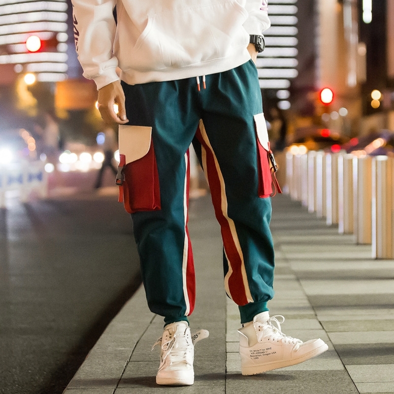 Ankel Length Streetwear Cargo Pants 2020 Color Block Harem Pants Side Striped Sweatpants Patchwork Casual Joggers, Black
Ankel Length Streetwear Cargo Pants 2020 Color Block Harem Pants Side Striped Sweatpants Patchwork Casual Joggers, Black