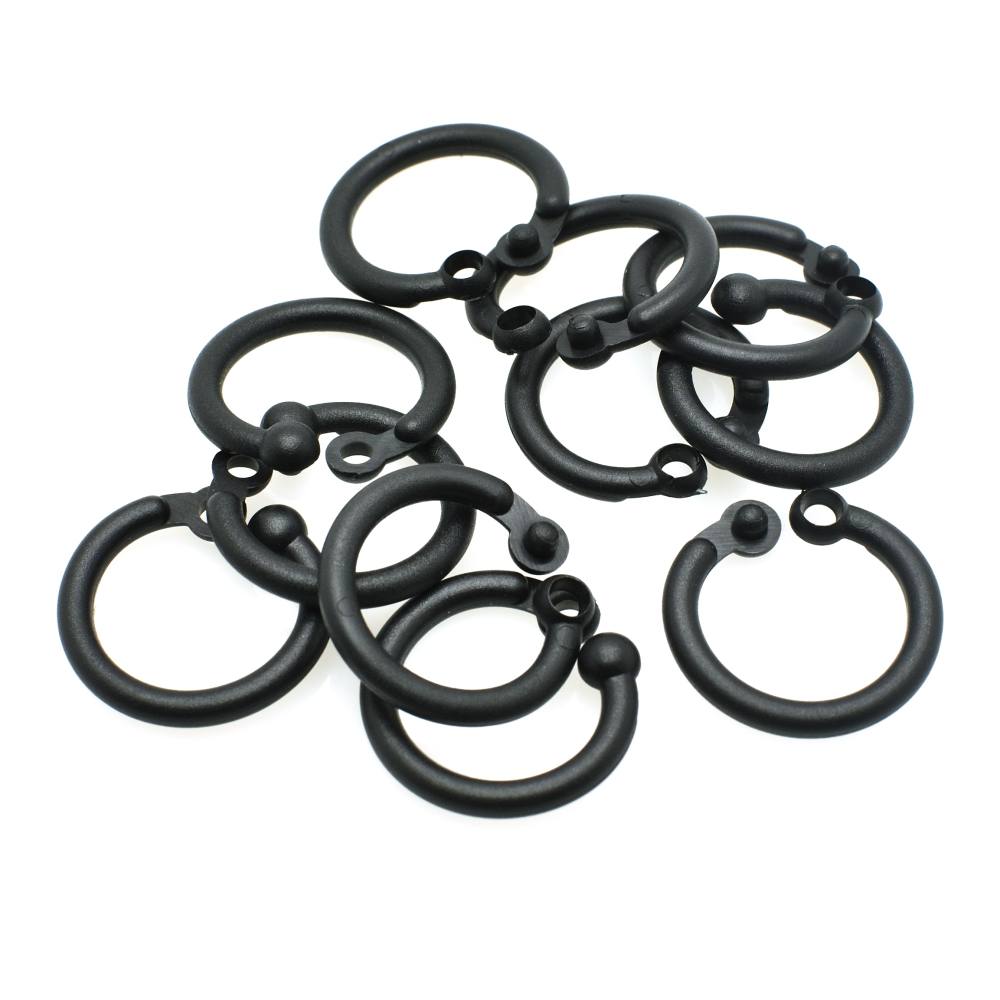 100pcs/lot 14.5mm Plastic Safety Loose Leaf Hinge Snap O Ring for Key Chain Backpack
100pcs/lot 14.5mm Plastic Safety Loose Leaf Hinge Snap O Ring for Key Chain Backpack