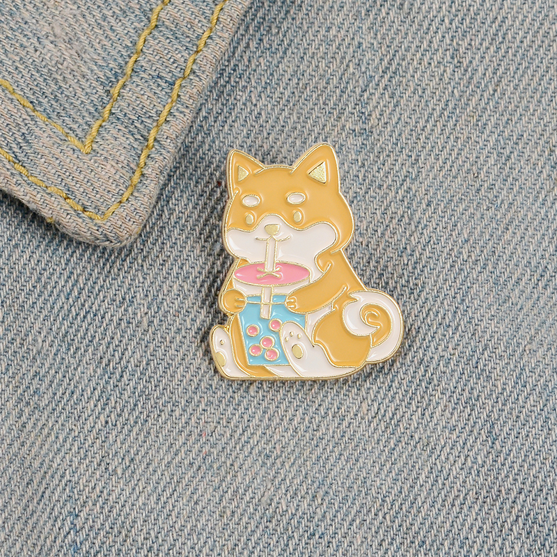 Dog animal enamel pins brooches women cute akita dog badge drinking milk tea cartoon lapel pin clothes backpack jewelry gift for friend
Dog animal enamel pins brooches women cute akita dog badge drinking milk tea cartoon lapel pin clothes backpack jewelry gift for friend