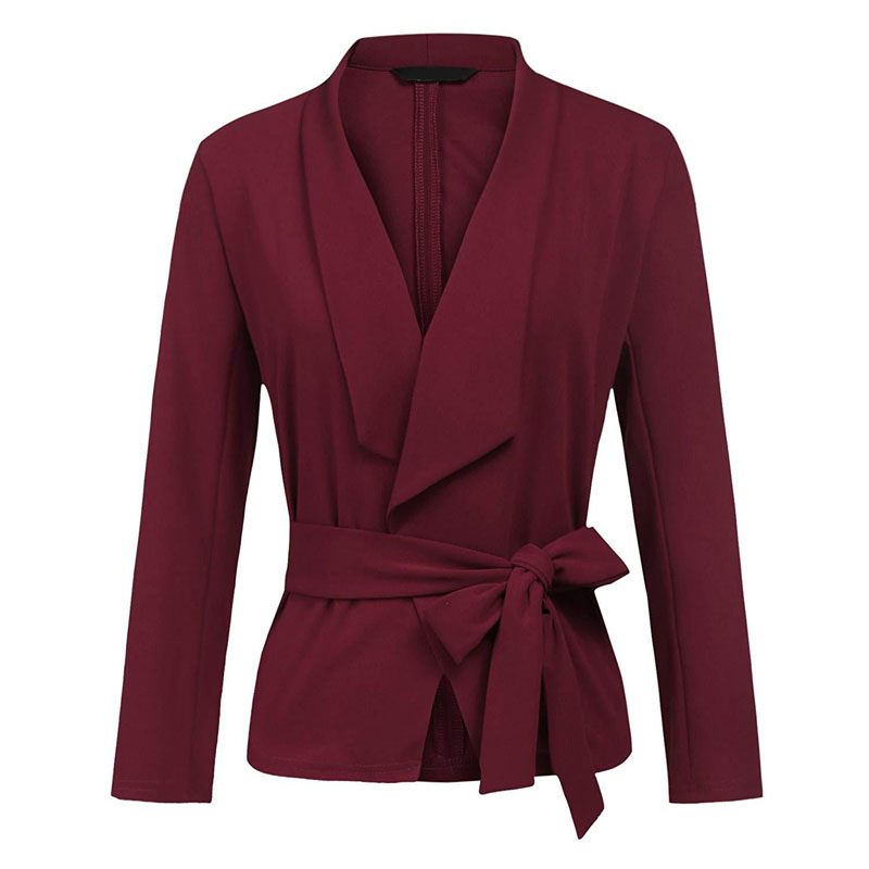 Womens Blazers With Belt Slim Waist Long-sleeved Tunic Elegant Blazers Office Lady Female Chic Suits Black 8Colors -3XL SP497, P06
Womens Blazers With Belt Slim Waist Long-sleeved Tunic Elegant Blazers Office Lady Female Chic Suits Black 8Colors -3XL SP497, P06