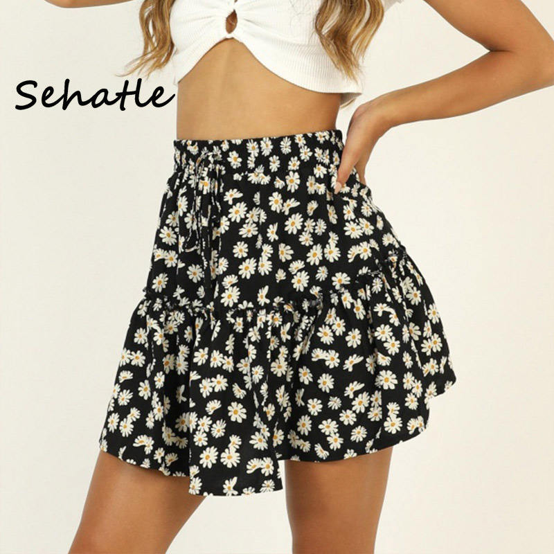 Sehatle 2020 Summer new sexy women mini above knee skirts bohemian casual clothes floral pleated cotton skirt polyester clothing, Ww4202 pink
Sehatle 2020 Summer new sexy women mini above knee skirts bohemian casual clothes floral pleated cotton skirt polyester clothing, Ww4202 pink