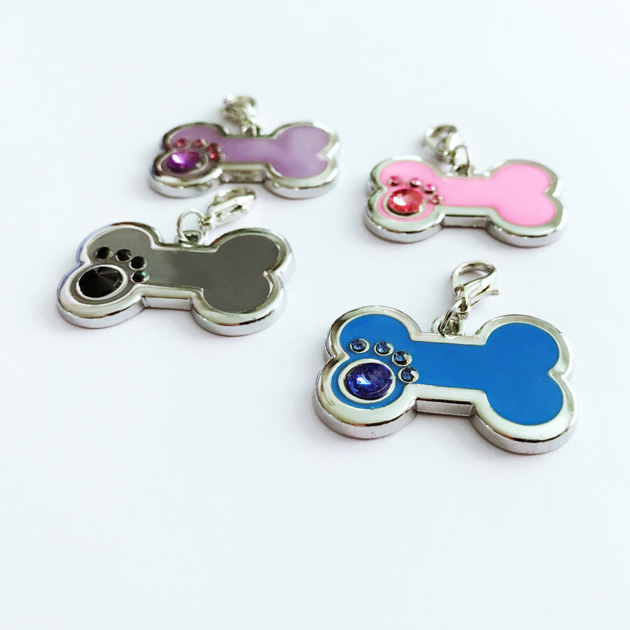 Keyring Key Chain Dog Bone Dog Paw Design Keychain Pendant Ring Holder New Fashion Pet Collars Charms Accessories for Dog Lovers Gifts