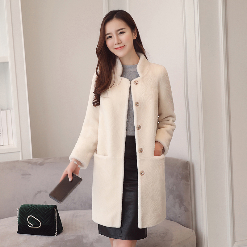 200% Real Fur Shearing Wool Jacket Korean Autumn Winter Long Coat Elegant Coats and Jackets Women Clothes A688 KJ5068, Army green
200% Real Fur Shearing Wool Jacket Korean Autumn Winter Long Coat Elegant Coats and Jackets Women Clothes A688 KJ5068, Army green