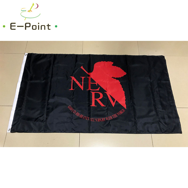 Neon Genesis Evangelion NERV Flag 3*5ft (90cm*150cm) Polyester flag Banner decoration flying home & garden flag Festive gifts
Neon Genesis Evangelion NERV Flag 3*5ft (90cm*150cm) Polyester flag Banner decoration flying home & garden flag Festive gifts
