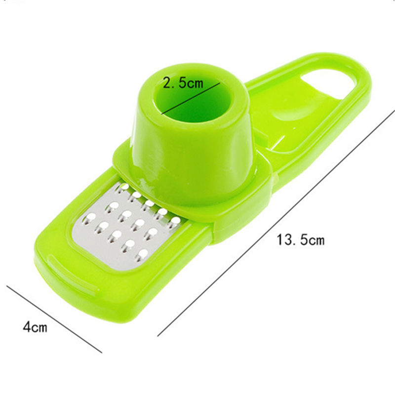 Candy Color Kitchen Accessories Plastic Ginger Garlic Grinding Tool Magic Silicone Peeler Slicer Cutter Grater Planer CT0498