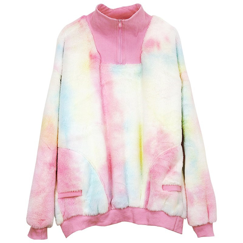 Womens Plush Warm Fleece Loose Hoodies Sweatshirts Sleeve Sweatshirt Women Winter Thickening Hoodie Sweatshirts Plush New II50MS, Pink