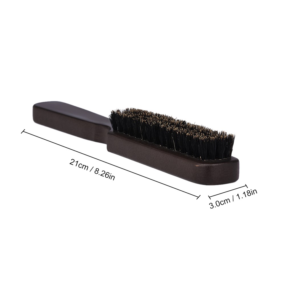 Men's Beard Brush Wooden Mustache Comb Male Facial Hair Shaving Brush For Barber Salon Cleaning