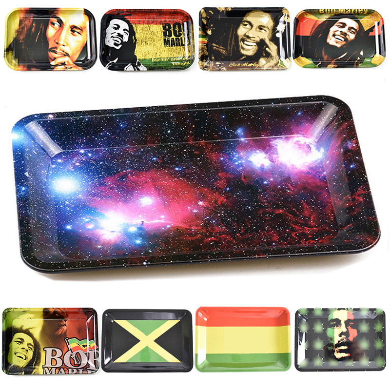 Smoking Rolling Tray Bob Marley 180*125*15mm Tobacco Metal Roll Trays Cartoon Hand Roller Smoke Accessories Joint
Smoking Rolling Tray Bob Marley 180*125*15mm Tobacco Metal Roll Trays Cartoon Hand Roller Smoke Accessories Joint