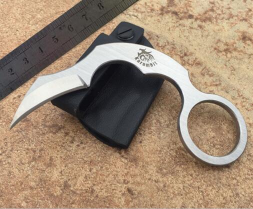 TheOne EDC Karambit Claw knife D2 Fixed Blade Tactical Pocket Hunting Fishing Survival Multi-Tools Knives Xmas Gift Z-2313