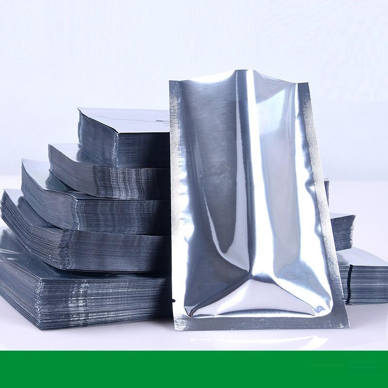 100PCS 16Silk Aluminized Flat Bag Food Packaging Bag Aluminum Foil Vacuum Electronic Accessories