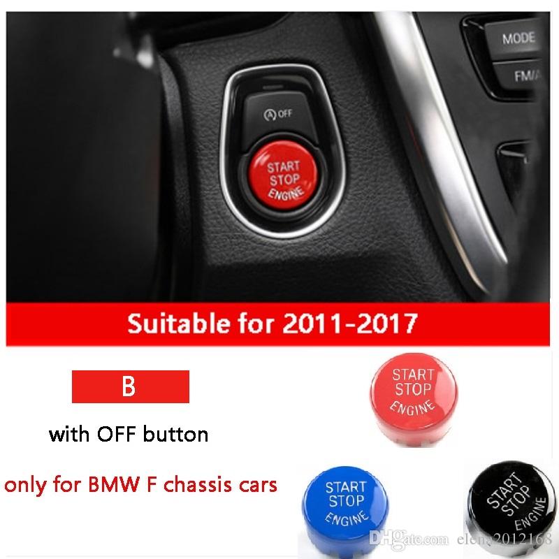 Car Engine Start Stop Switch Button Replace Cover Fit For BMW 1 3 5 7 F10 F25 F15 F25 F30 F48 E60 E70 E71 E90 E92 E93 X1 X3 X4 X5