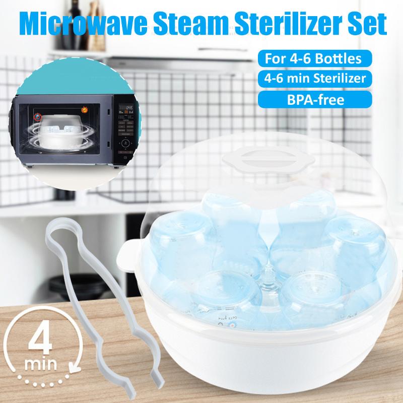 Baby Microwave Oven Bottle Sterilization Box High Temperature Pacifier Holder Storage Box Sterilizerl Set With Bottle Tongs
Baby Microwave Oven Bottle Sterilization Box High Temperature Pacifier Holder Storage Box Sterilizerl Set With Bottle Tongs