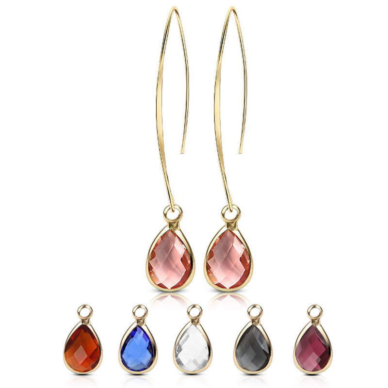 New Fashion Handmade Crystal Water drop Long Earrings simple Dangle for Women Girl Jewelry Free Shipping
New Fashion Handmade Crystal Water drop Long Earrings simple Dangle for Women Girl Jewelry Free Shipping