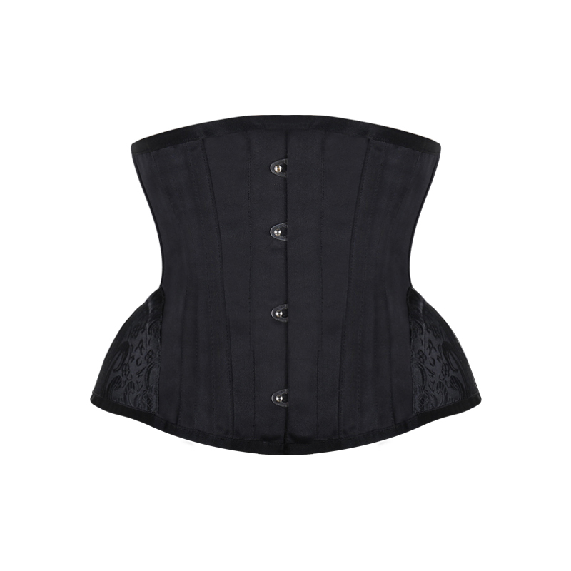 Burvogue Underbust Steampunk Corset Waist Control Gothic Corsets Cincher with Curved Hem Bustiers Embroidery Short Waist Trainer, Black1
Burvogue Underbust Steampunk Corset Waist Control Gothic Corsets Cincher with Curved Hem Bustiers Embroidery Short Waist Trainer, Black1