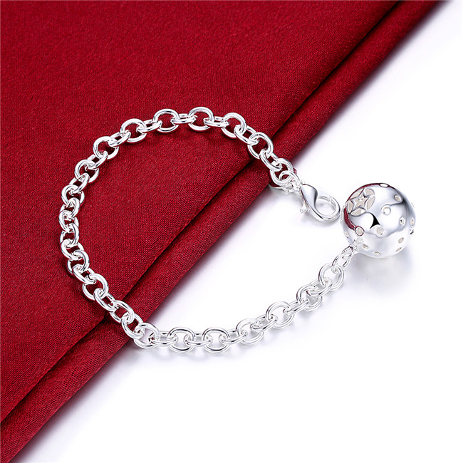 Hot sale best gift 925 silver Lob Bracelet DFMCH043, brand new fashion 925 sterling silver plated Chain link bracelets