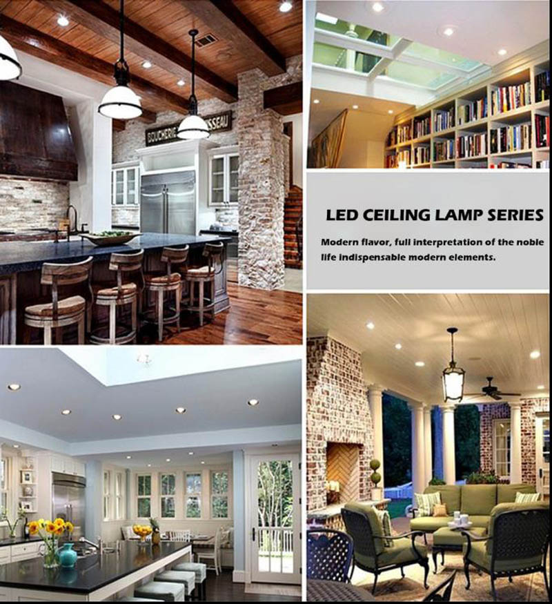 9W 12W 15W LED Ceiling Downlight Recessed LED Wall lamp Spot light With LED Driver For Home Lighting AC85V-265V